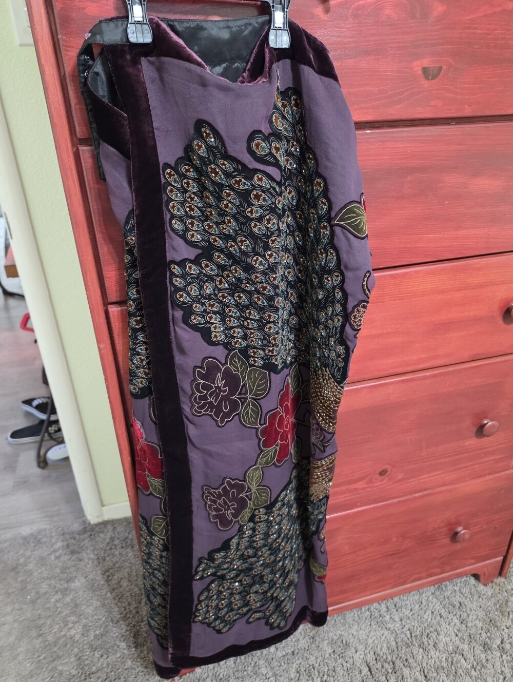 NWT Custo Barcelona Peacock Wrap Around Skirt
